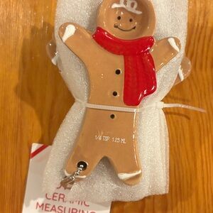 Gingerbread Man Ceramic Measuring Spoons